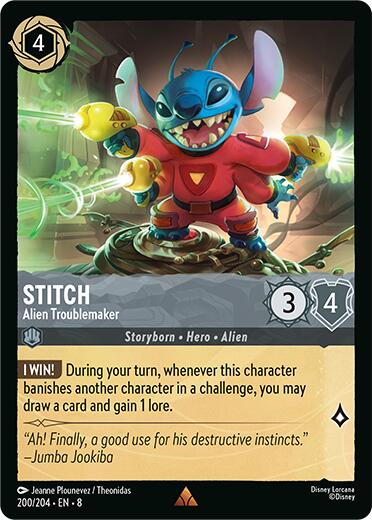Stitch - Alien Troublemaker (200/204) [Reign of Jafar] | Odin's Place