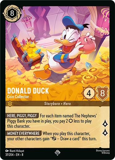 Donald Duck - Coin Collector (37/204) [Reign of Jafar] | Odin's Place