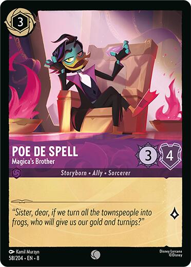 Poe De Spell - Magica's Brother (58/204) [Reign of Jafar] | Odin's Place