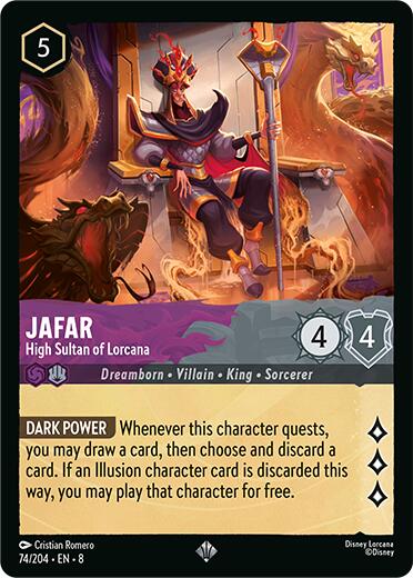 Jafar - High Sultan of Lorcana (74/204) [Reign of Jafar] | Odin's Place
