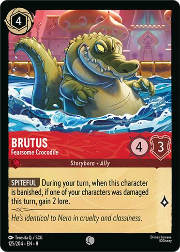 Brutus - Fearsome Crocodile (125/204) [Reign of Jafar] | Odin's Place