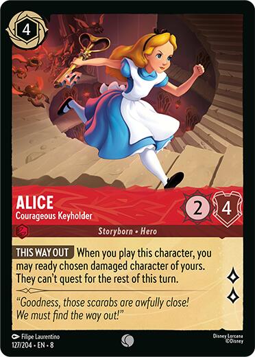 Alice - Courageous Keyholder (127/204) [Reign of Jafar] | Dragon's Lair Comics and Fantasy Houston TX