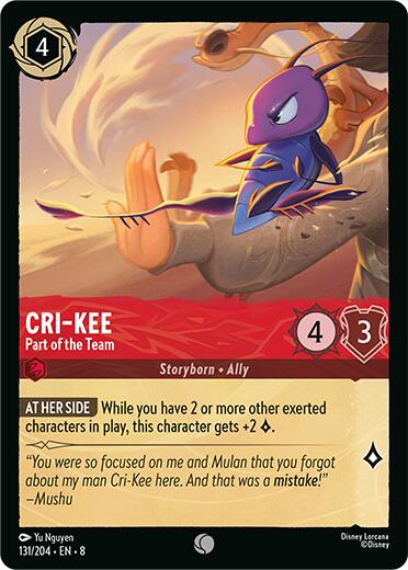 Cri-Kee - Part of the Team (131/204) [Reign of Jafar] | Odin's Place