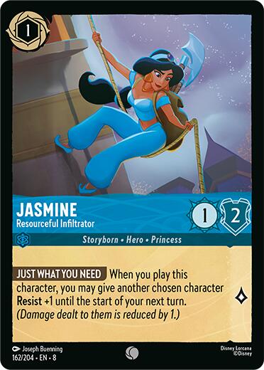 Jasmine - Resourceful Infiltrator (162/204) [Reign of Jafar] | Odin's Place