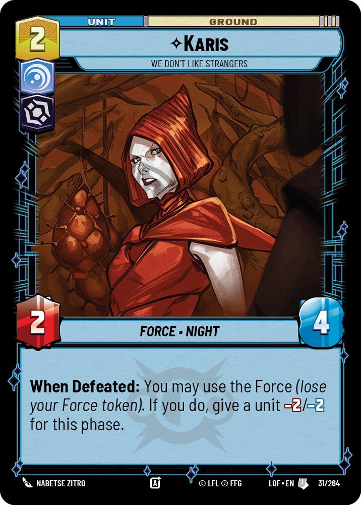 Karis - We Don't Like Strangers (31/264) (31/264) [Legends of the Force] | Odin's Place