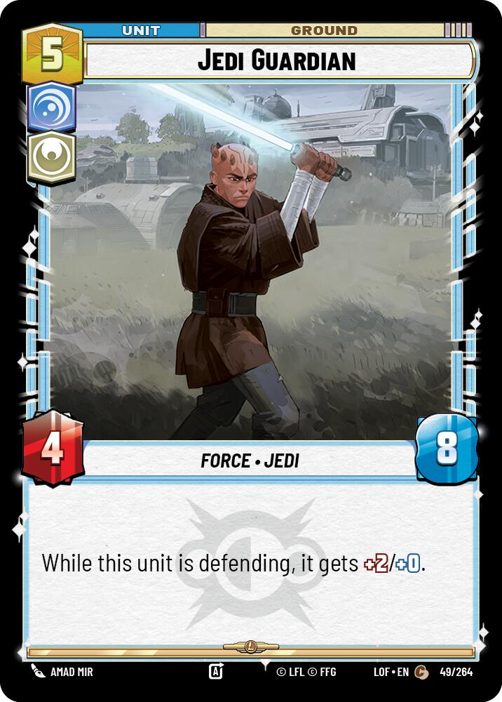 Jedi Guardian (49/264) (49/264) [Legends of the Force] | Odin's Place