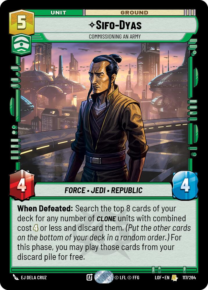 Sifo-Dyas - Commissioning An Army (117/264) (117/264) [Legends of the Force] | Odin's Place