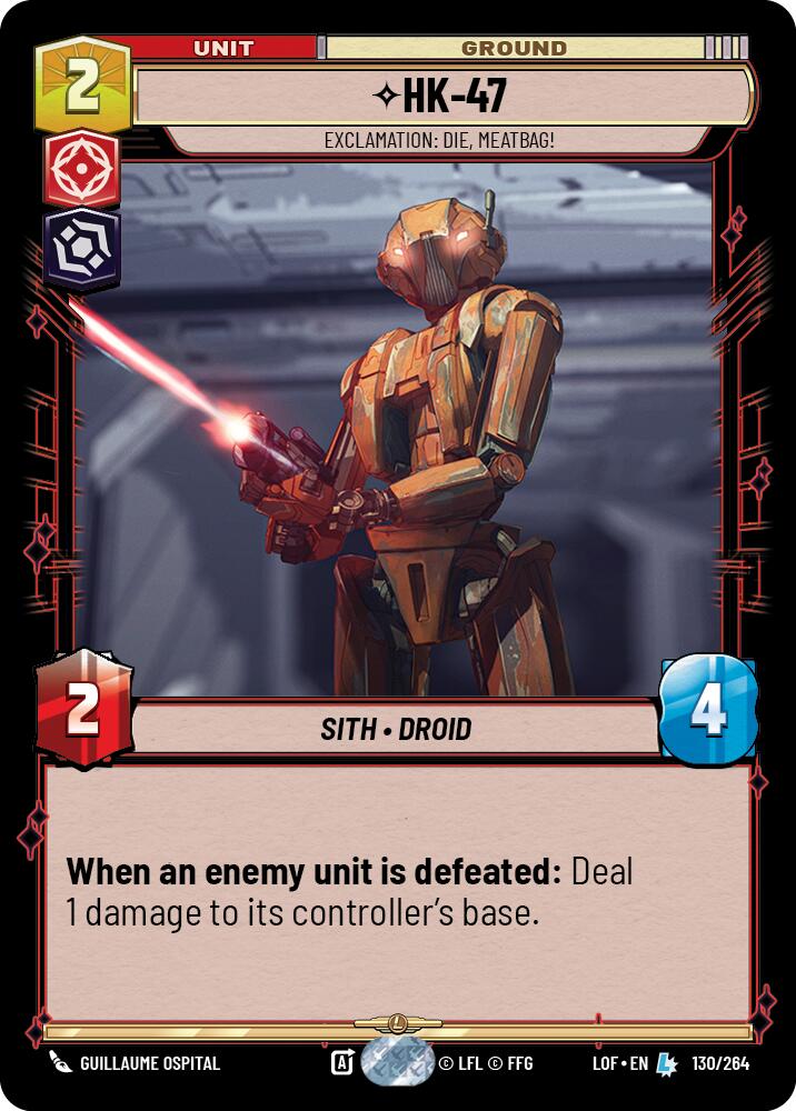 HK-47 - Exclamation: Die, Meatbag! (130/264) (130/264) [Legends of the Force] | Odin's Place