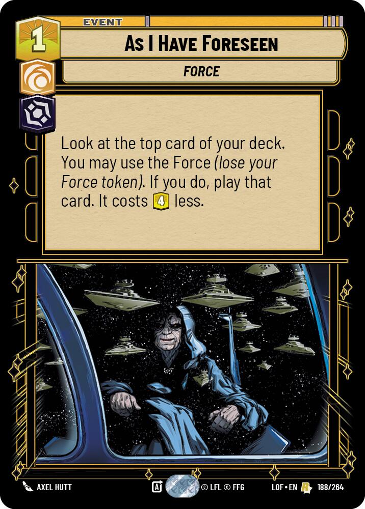 As I Have Foreseen (188/264) (188/264) [Legends of the Force] | Dragon's Lair Comics and Fantasy Houston TX