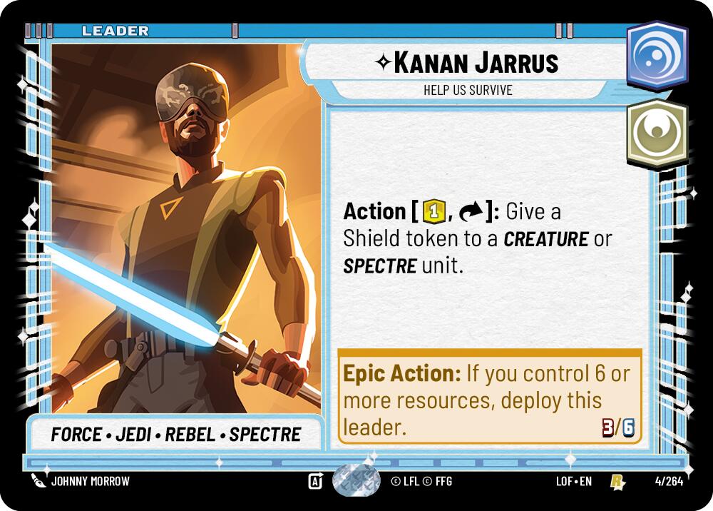 Kanan Jarrus - Help Us Survive (004/264) (004/264) [Legends of the Force] | Odin's Place