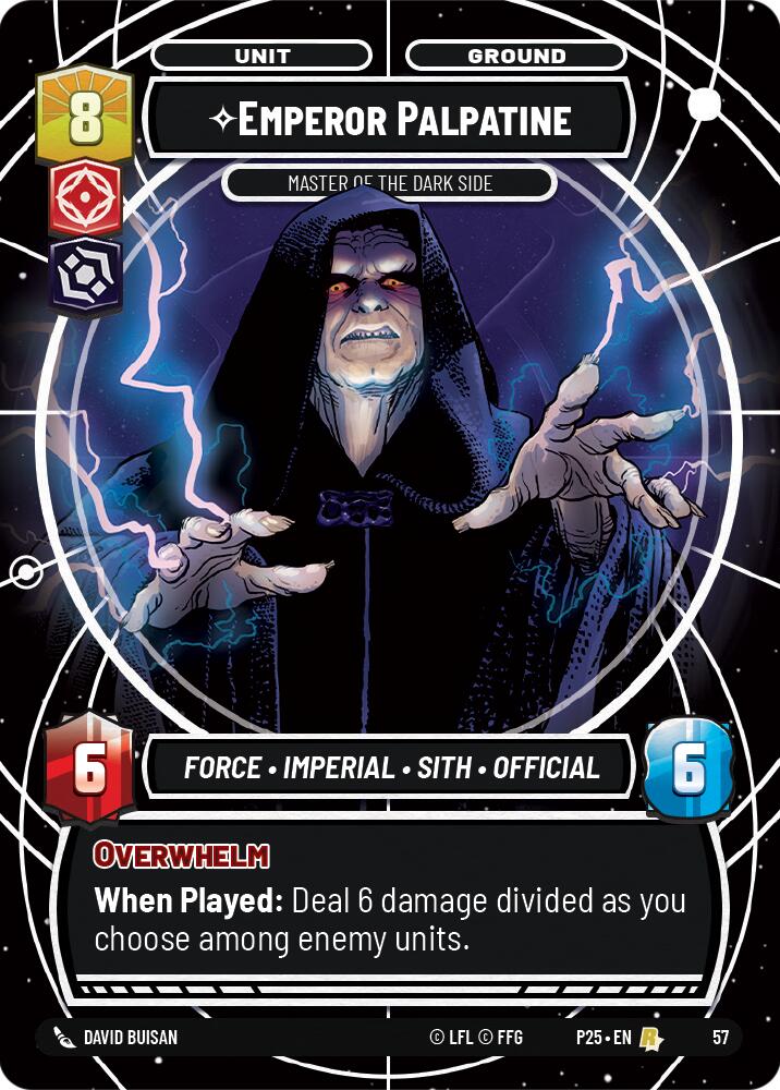 Emperor Palpatine (57) - Master of the Dark Side (57) [Store Showdown Promos] | Odin's Place