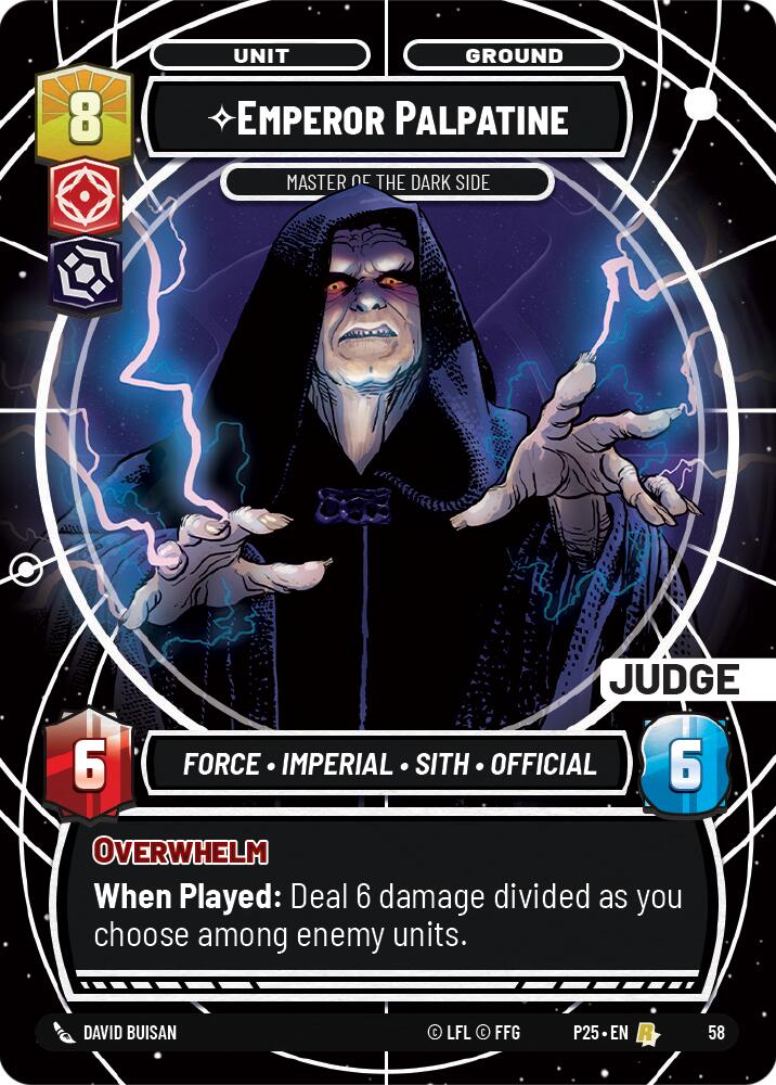 Emperor Palpatine (58) - Master of the Dark Side (58) [Judge Promos] | Odin's Place