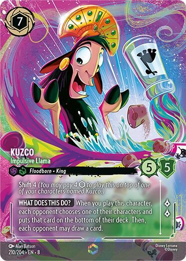 Kuzco - Impulsive Llama (Enchanted) (210/204) [Reign of Jafar] | Odin's Place