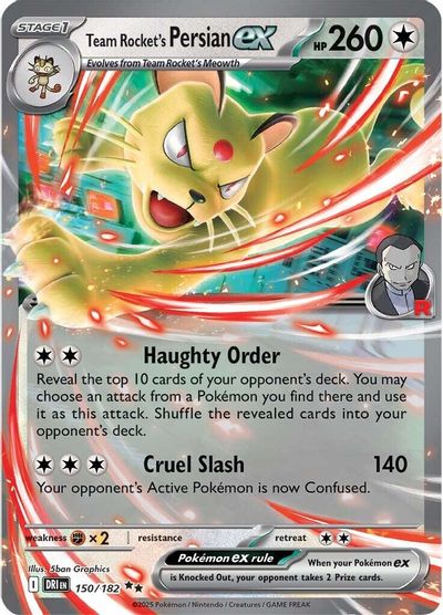 Team Rocket's Persian ex (150/182) [Scarlet & Violet: Destined Rivals] | Odin's Place