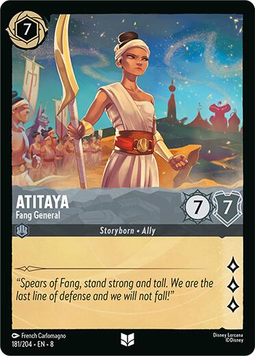 Atitaya - Fang General (181/204) [Reign of Jafar] | Dragon's Lair Comics and Fantasy Houston TX