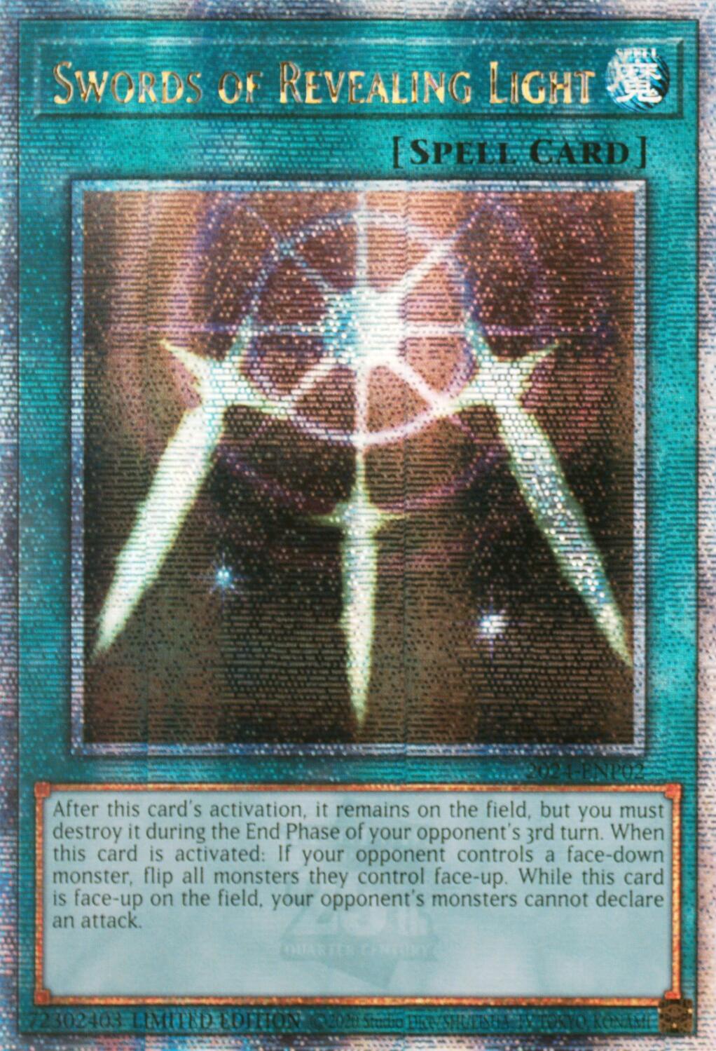 Swords of Revealing Light [2024-ENP02] Quarter Century Secret Rare | Dragon's Lair Comics and Fantasy Houston TX