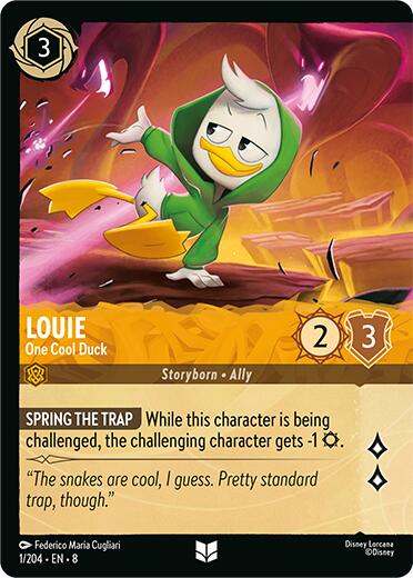 Louie - One Cool Duck (Cold Foil) (1/204) [Reign of Jafar] | Odin's Place