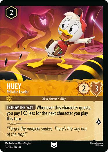 Huey - Reliable Leader (Cold Foil) (3/204) [Reign of Jafar] | Odin's Place