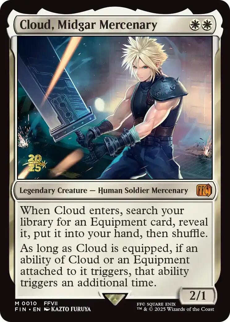 Cloud, Midgar Mercenary [FINAL FANTASY Prerelease Promo] | Dragon's Lair Comics and Fantasy Houston TX