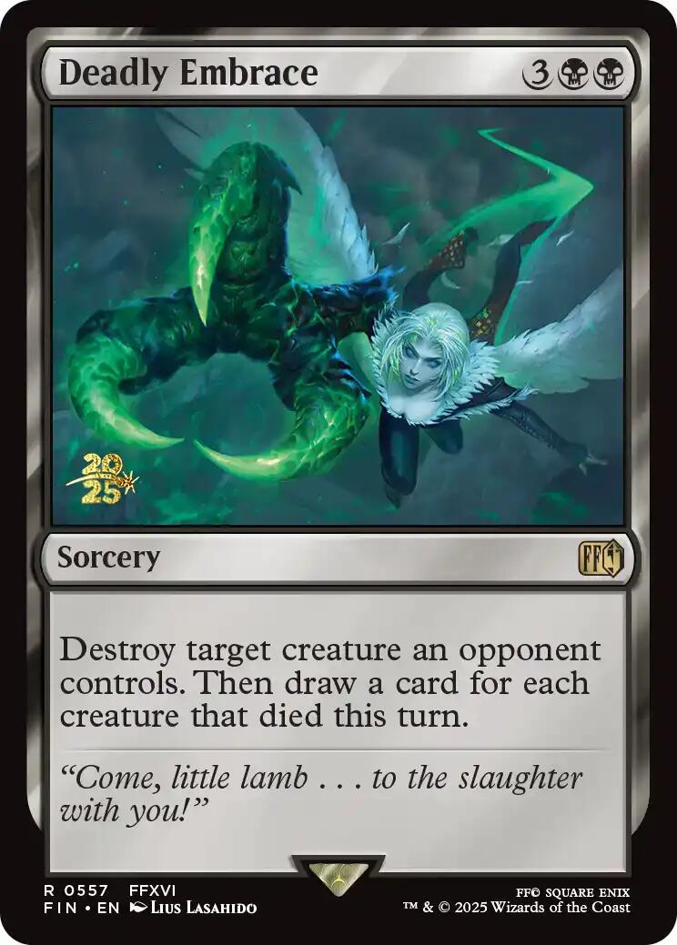 Deadly Embrace [FINAL FANTASY Prerelease Promo] | Dragon's Lair Comics and Fantasy Houston TX