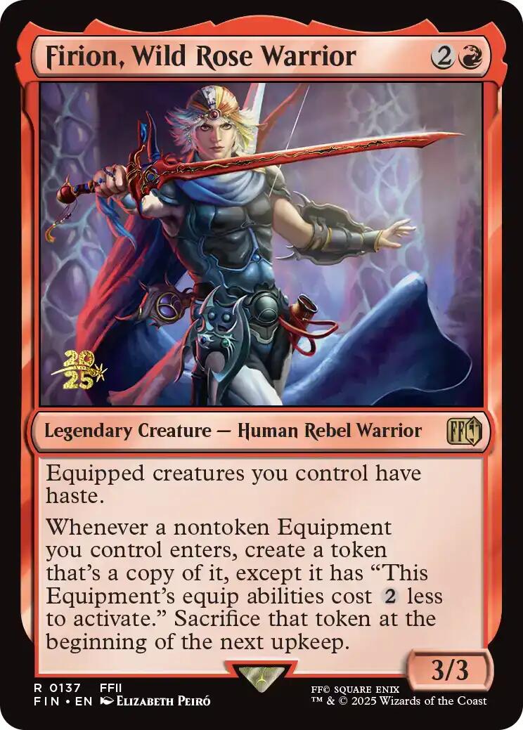 Firion, Wild Rose Warrior [FINAL FANTASY Prerelease Promo] | Dragon's Lair Comics and Fantasy Houston TX