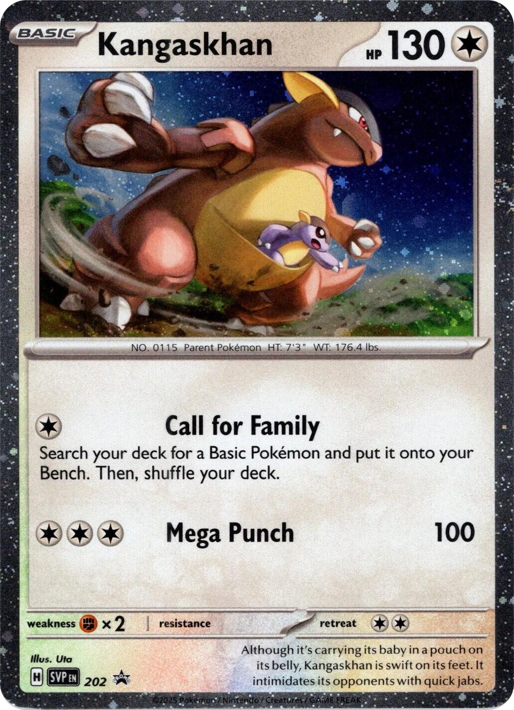 Kangaskhan (202) (Cosmos Holo) [Scarlet & Violet: Black Star Promos] | Dragon's Lair Comics and Fantasy Houston TX