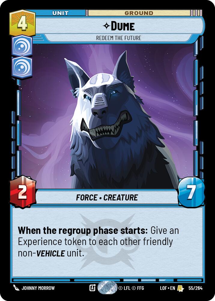 Dume - Redeem the Future (55/264) (55/264) [Legends of the Force] | Odin's Place