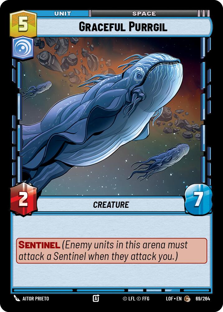 Graceful Purrgil (69/264) (69/264) [Legends of the Force] | Odin's Place