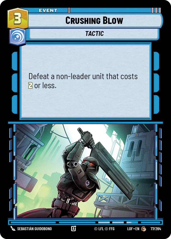 Crushing Blow (77/264) (77/264) [Legends of the Force] | Odin's Place