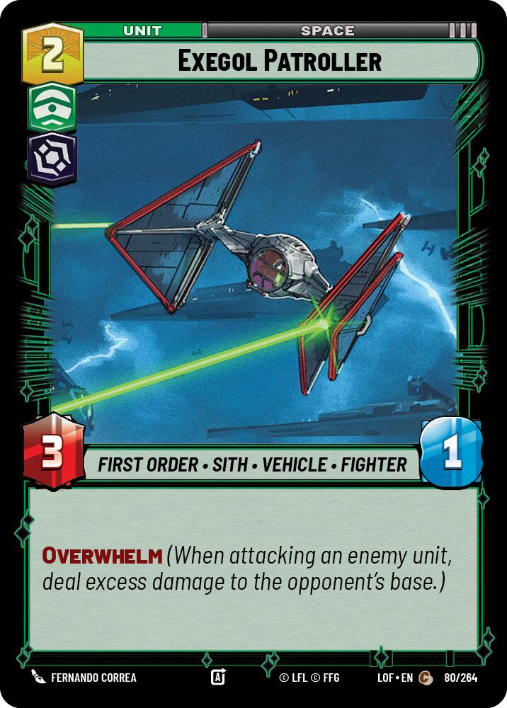 Exegol Patroller (80/264) (80/264) [Legends of the Force] | Odin's Place