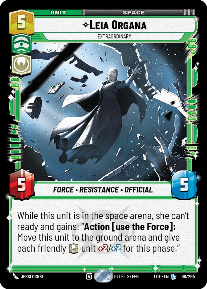 Leia Organa - Extraordinary (98/264) (98/264) [Legends of the Force] | Odin's Place
