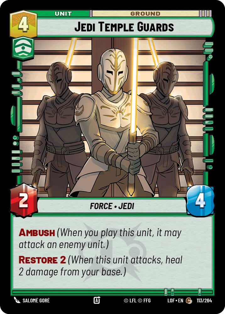 Jedi Temple Guards (113/264) (113/264) [Legends of the Force] | Odin's Place