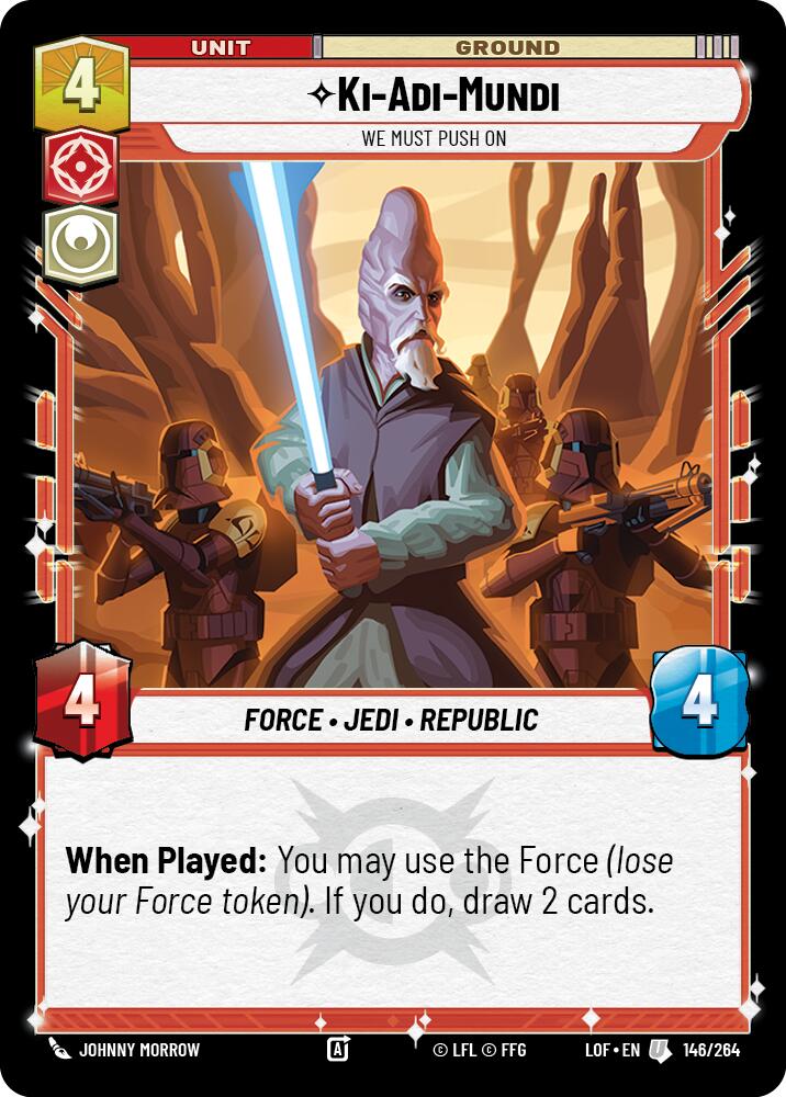 Ki-Adi-Mundi - We Must Push On (146/264) (146/264) [Legends of the Force] | Odin's Place