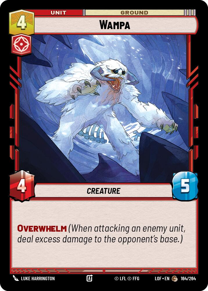 Wampa (164/264) (164/264) [Legends of the Force] | Odin's Place