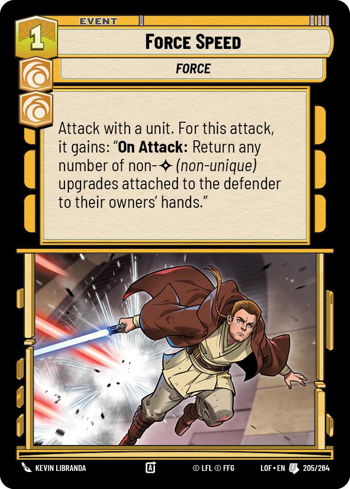 Force Speed (205/264) (205/264) [Legends of the Force] | Odin's Place