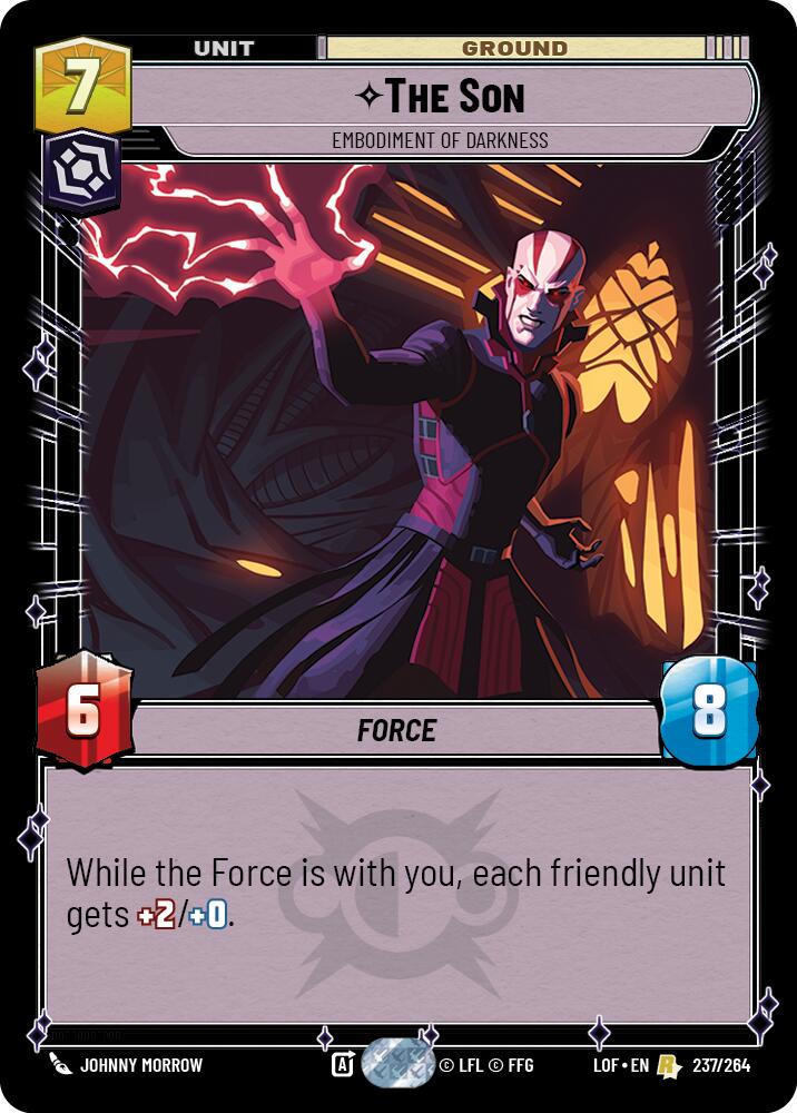 The Son - Embodiment of Darkness (237/264) (237/264) [Legends of the Force] | Odin's Place