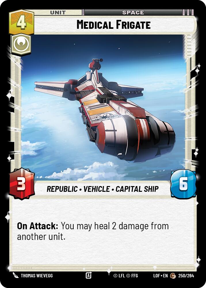 Medical Frigate (250/264) (250/264) [Legends of the Force] | Odin's Place
