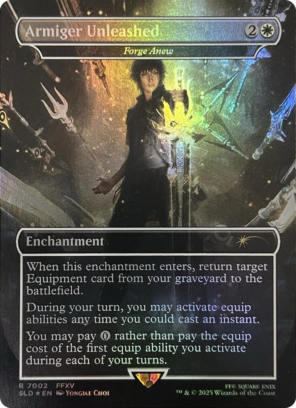 Armiger Unleashed - Forge Anew (Rainbow Foil) [Secret Lair Drop Series] | Dragon's Lair Comics and Fantasy Houston TX