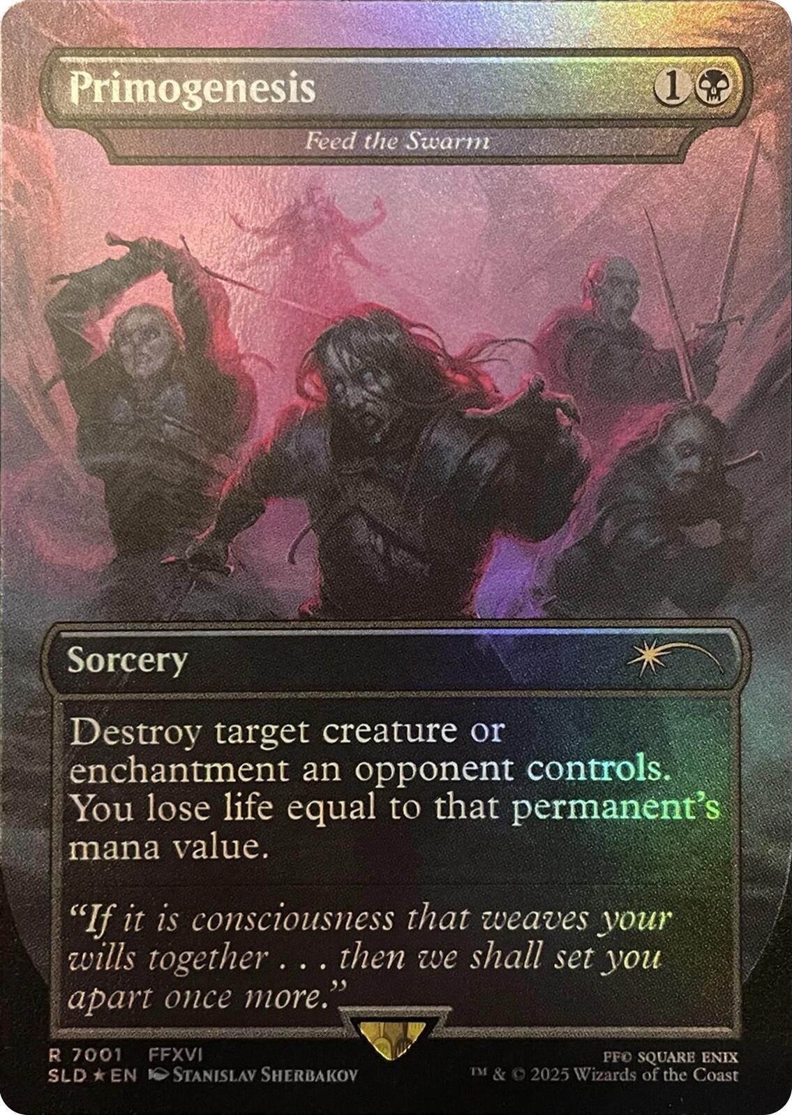 Primogenesis - Feed the Swarm (Rainbow Foil) [Secret Lair Drop Series] | Dragon's Lair Comics and Fantasy Houston TX