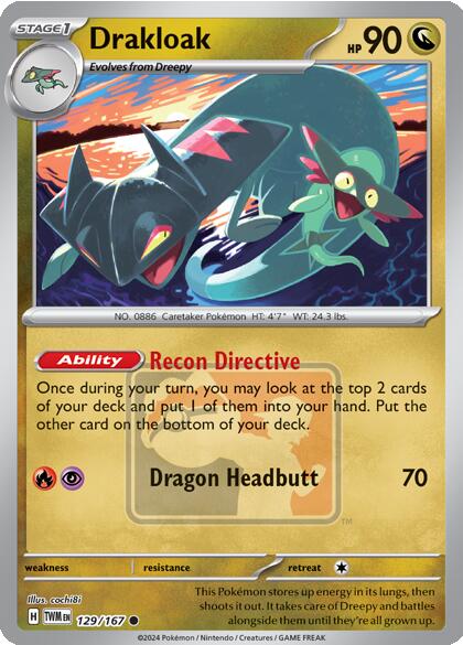 Drakloak (129/167) [League & Championship Cards] | Dragon's Lair Comics and Fantasy Houston TX