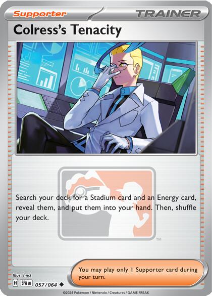 Colress's Tenacity (057/064) [League & Championship Cards] | Dragon's Lair Comics and Fantasy Houston TX