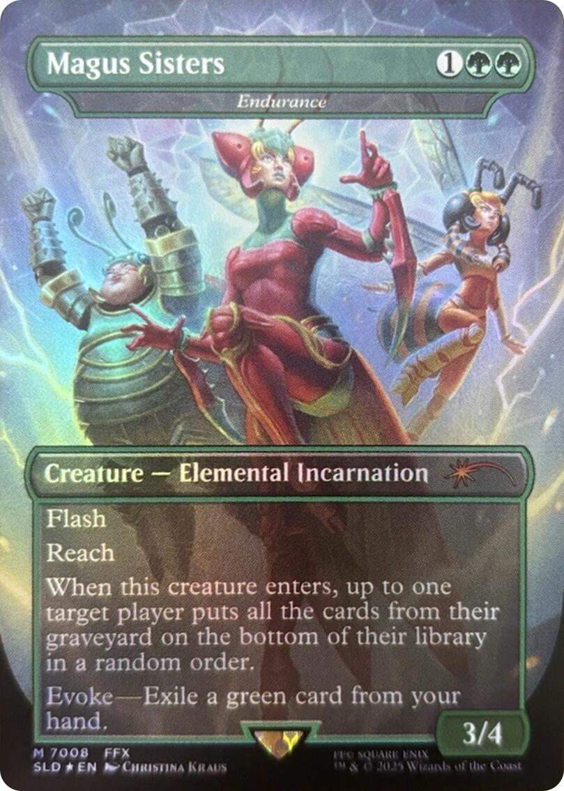 Magus Sisters - Endurance (Rainbow Foil) [Secret Lair Drop Series] | Dragon's Lair Comics and Fantasy Houston TX