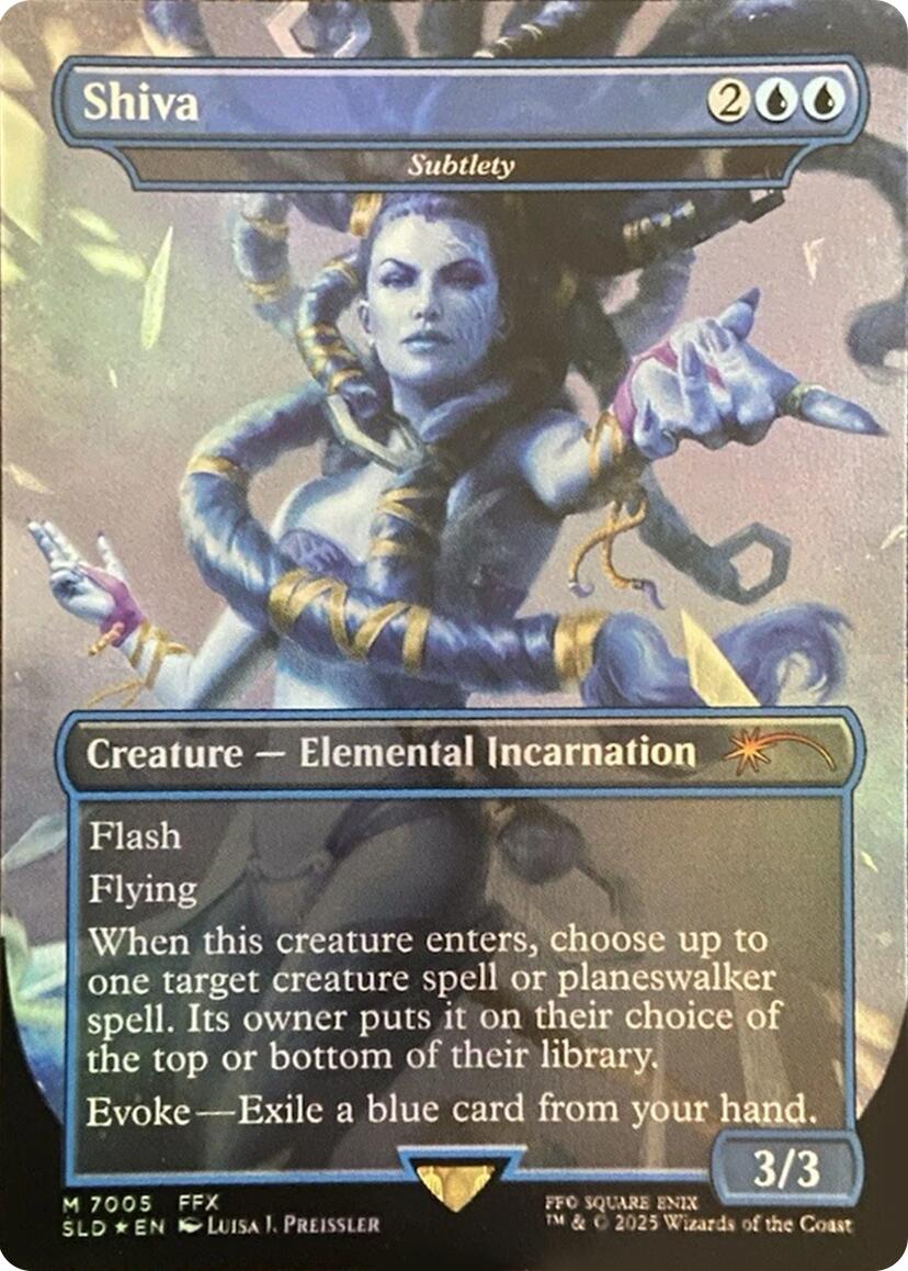 Shiva - Subtlety (Rainbow Foil) [Secret Lair Drop Series] | Dragon's Lair Comics and Fantasy Houston TX