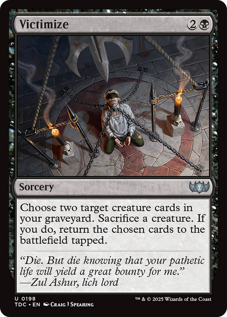 Victimize [Tarkir: Dragonstorm Commander] | Dragon's Lair Comics and Fantasy Houston TX