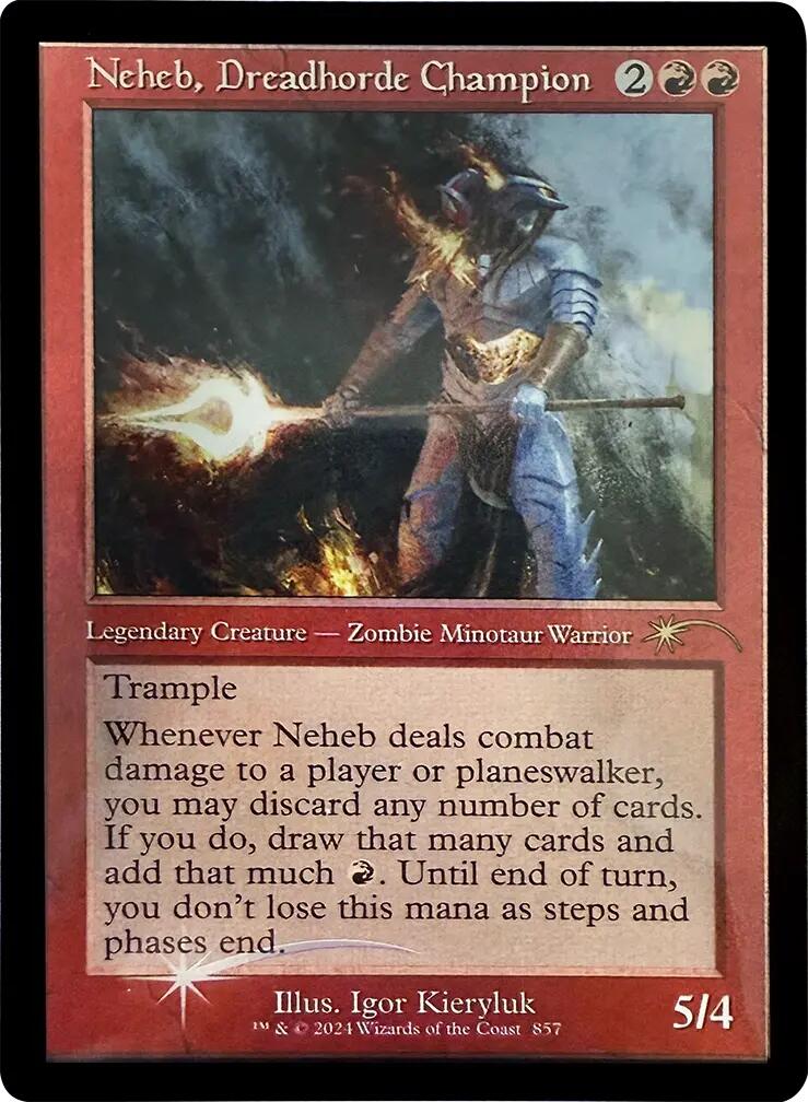 Neheb, Dreadhorde Champion (Retro Frame) [Secret Lair Drop Series] | Dragon's Lair Comics and Fantasy Houston TX