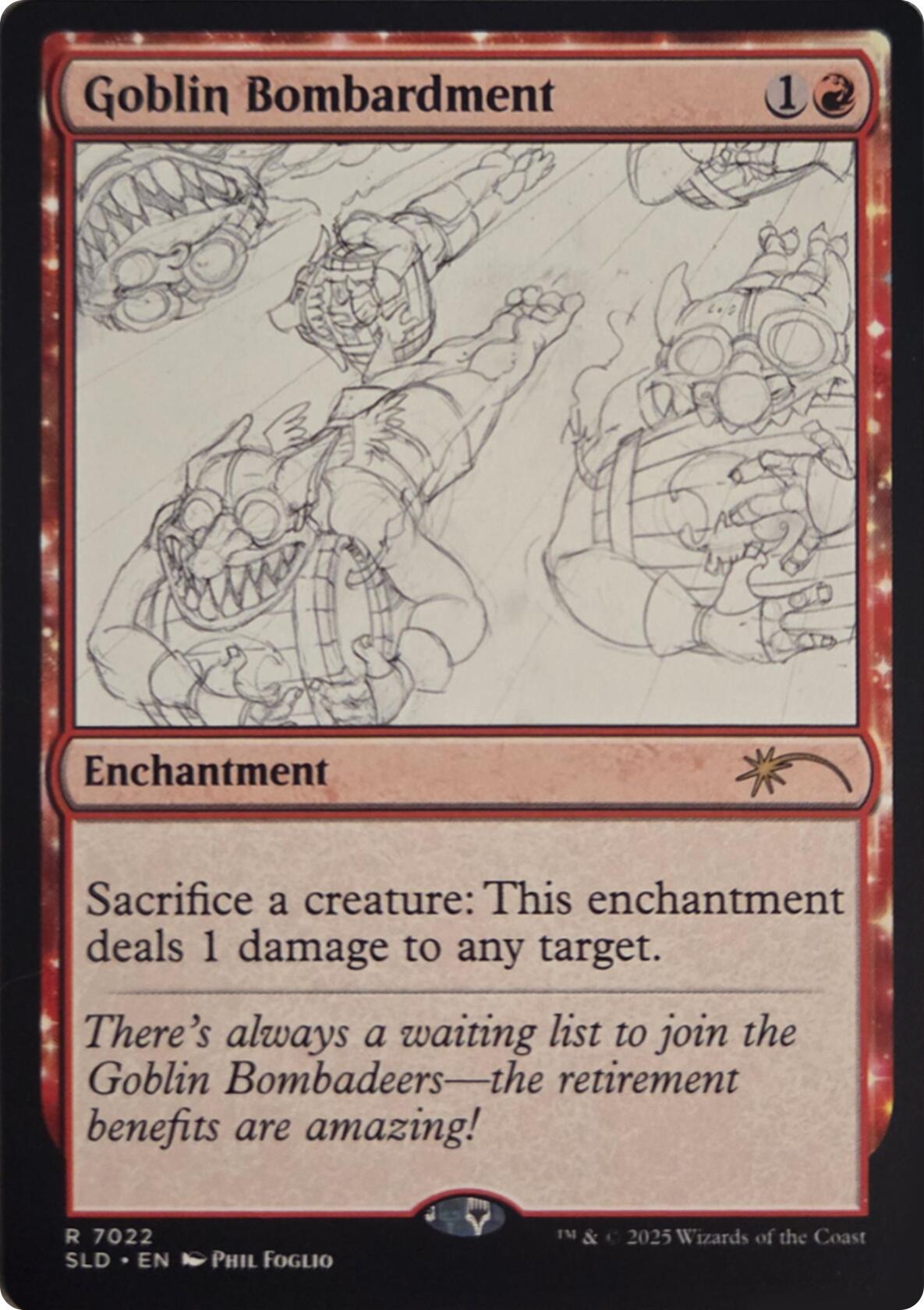 Goblin Bombardment (7022) [Secret Lair Drop Series] | Dragon's Lair Comics and Fantasy Houston TX