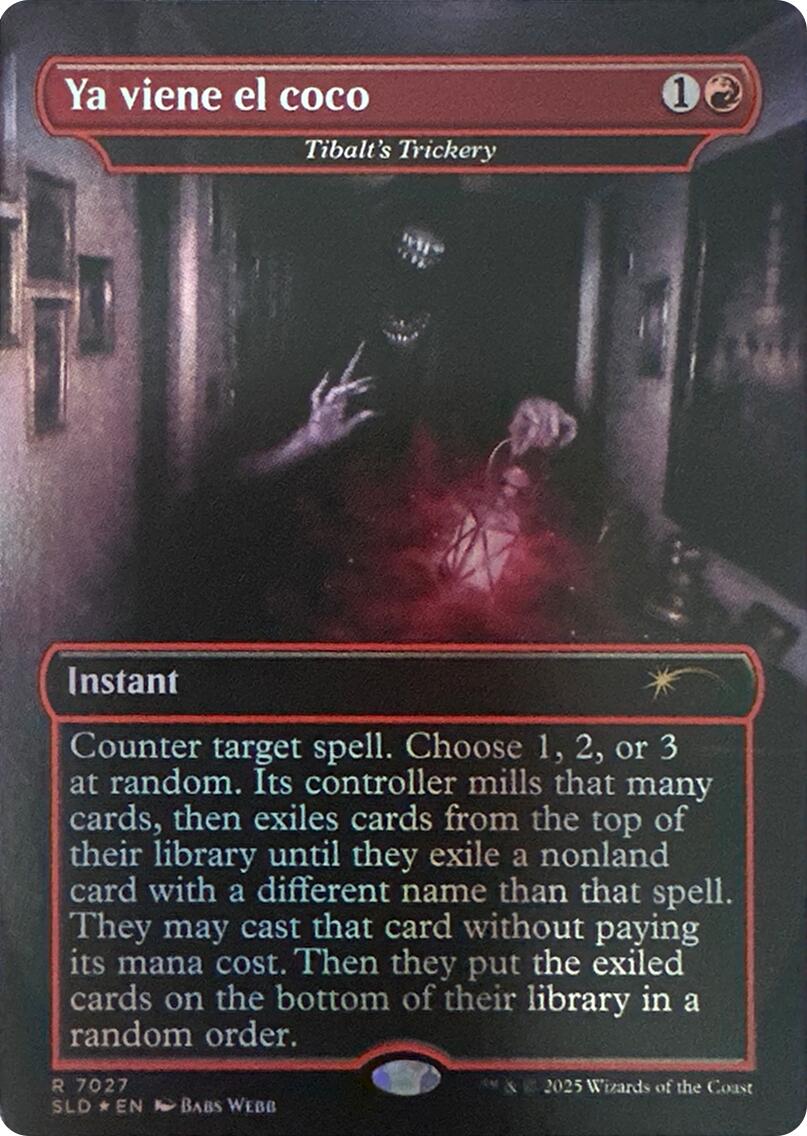 Ya viene el coco - Tibalt's Trickery (Rainbow Foil) [Secret Lair Drop Series] | Dragon's Lair Comics and Fantasy Houston TX