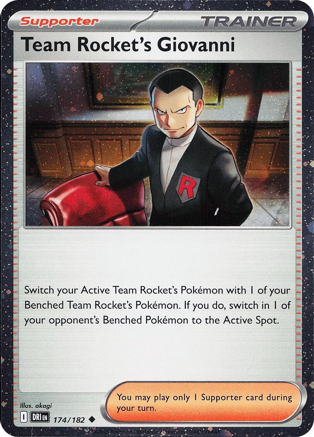 Team Rocket's Giovanni (174/182) (Cosmos Holo) [Miscellaneous Cards] | Dragon's Lair Comics and Fantasy Houston TX