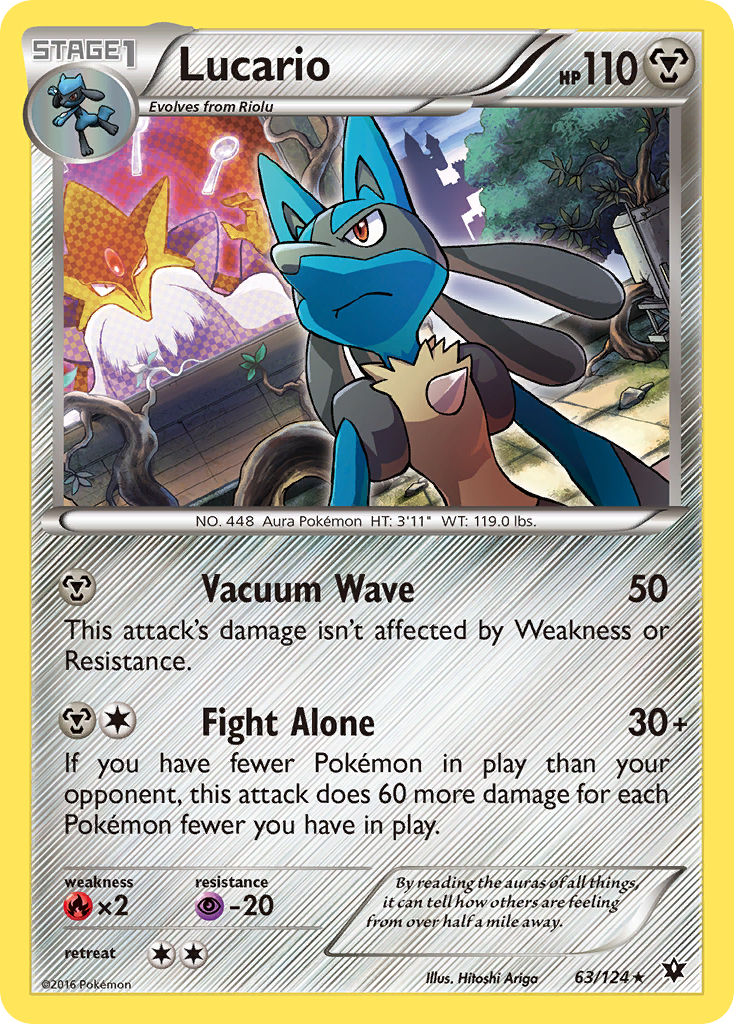 Lucario (63/124) (League Promo 4th Place) [XY: Fates Collide] | Odin's Place
