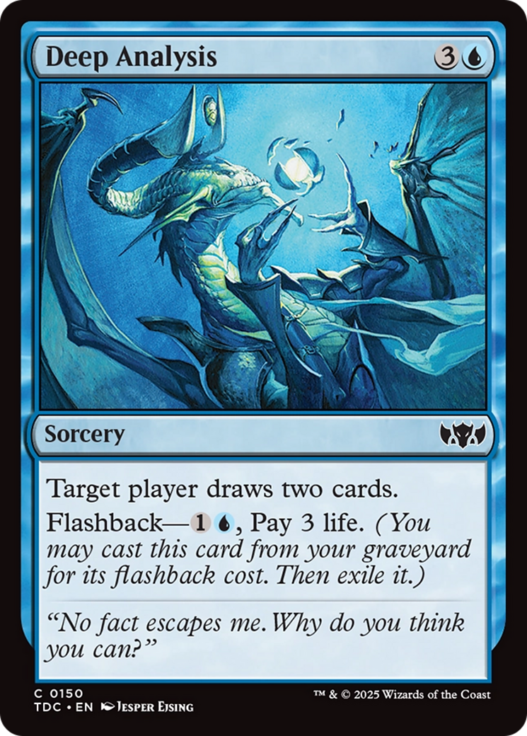 Deep Analysis [Tarkir: Dragonstorm Commander] | Dragon's Lair Comics and Fantasy Houston TX